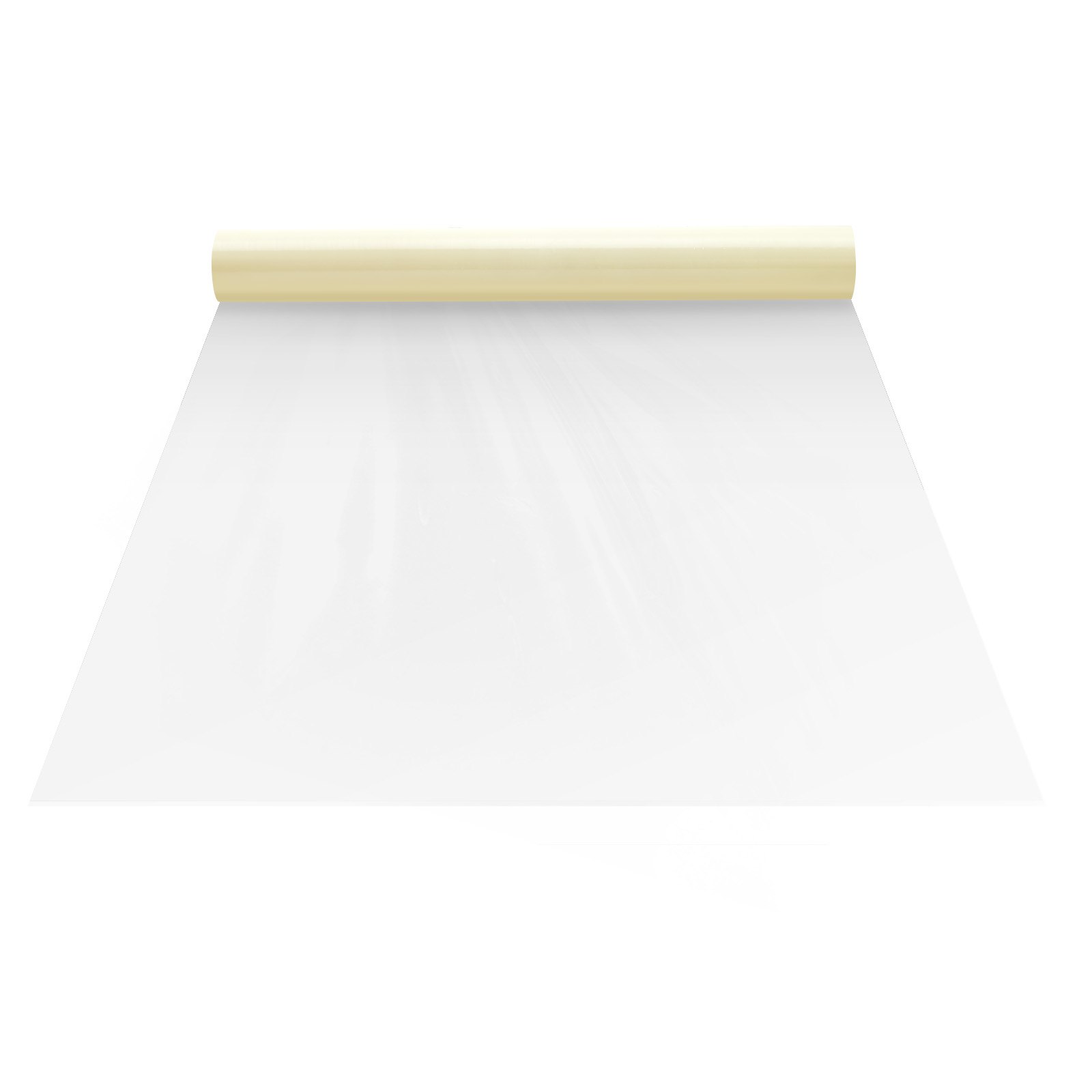 VEVOR Carpet Protection Film, 24" x 100" Floor and Surface Protection with Self-Adhesive Backing, Self-Adhesive Polyethylene Car Mat Protection Film Roll for Construction and Renovation