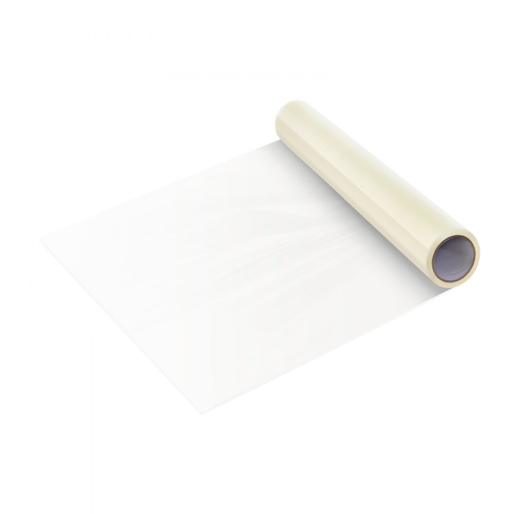 VEVOR Carpet Protection Film, 61 x 61 m, Floor and Surface Protection with Self-Adhesive Backing and Easy Installation, Self-Adhesive Polyethylene Car Mat Protection Roll for Construction and Renovation