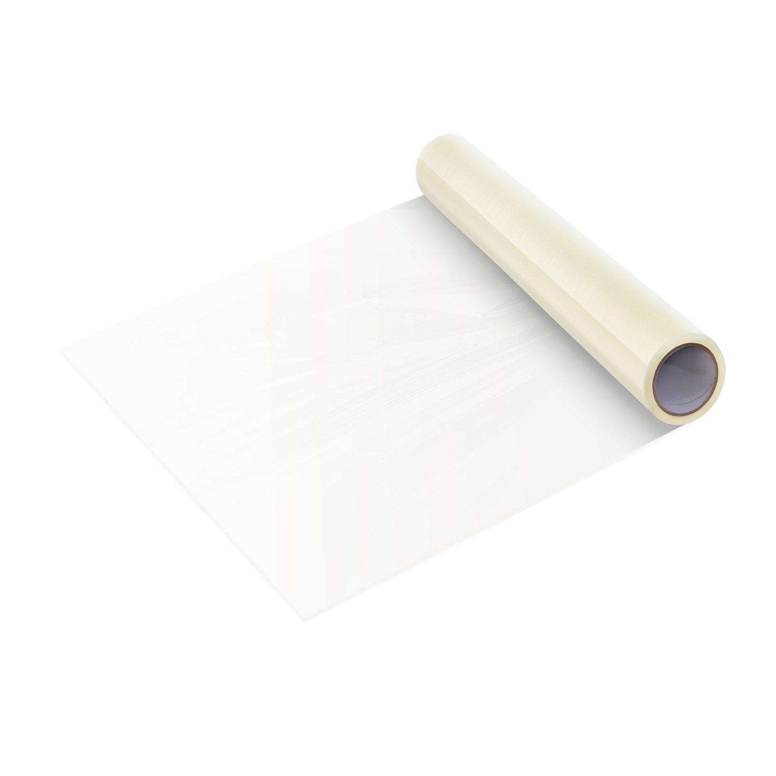 VEVOR Película Protectora para Alfombra 9,2 x 61 m con Respaldo Adhesivo, Rollo de Polietileno Autoadhesivo Antideslizante Resistente a Rayones y Derrames para Construcción, Pintura y Renovación