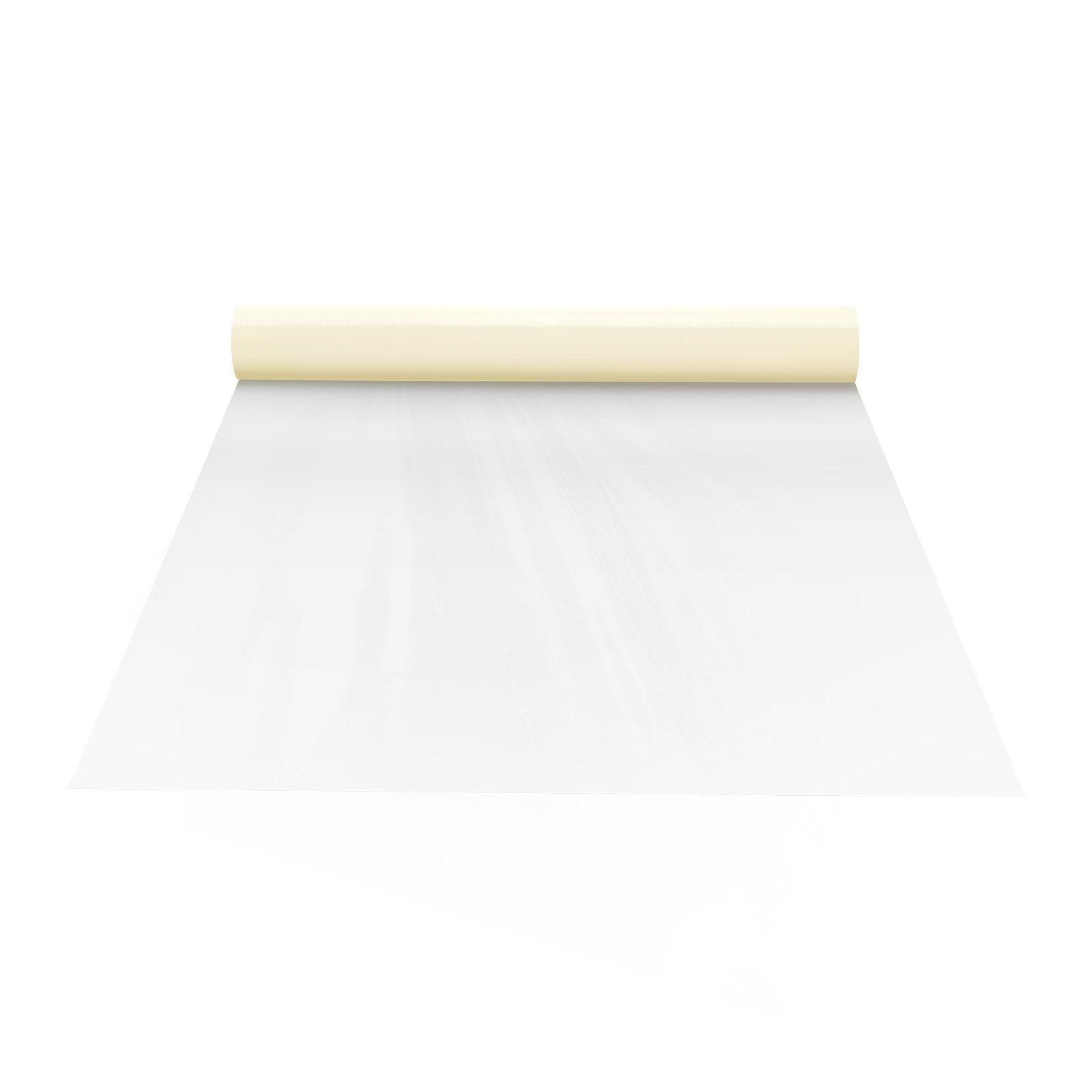 VEVOR Película Protectora para Alfombra 9,2 x 61 m con Respaldo Adhesivo, Rollo de Polietileno Autoadhesivo Antideslizante Resistente a Rayones y Derrames para Construcción, Pintura y Renovación