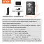 VEVOR Cámara Corporal Policial 64 G con Visión Nocturna GPS Batería 3500 mAh