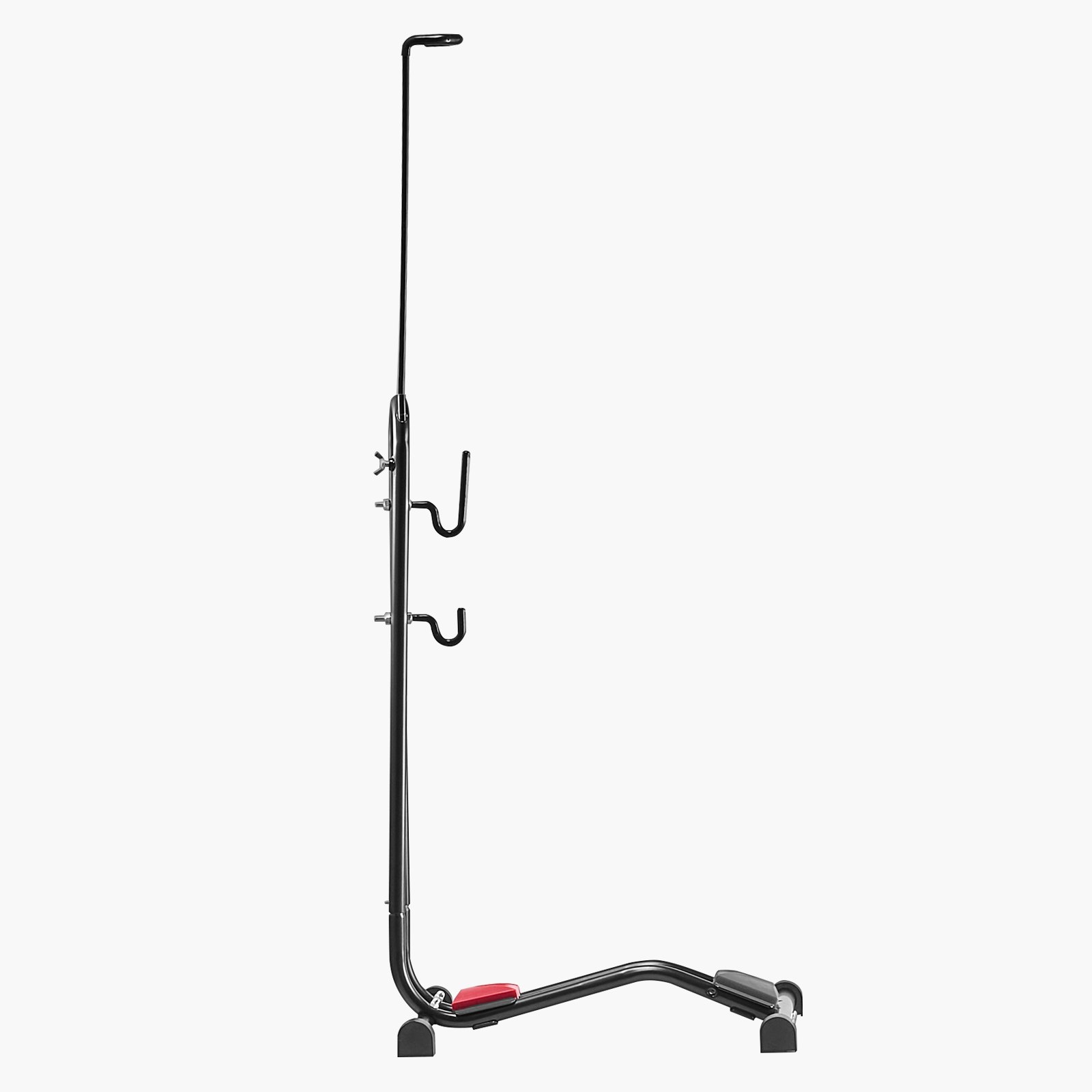 VEVOR Soporte para Bicicletas de Montaña y Carretera de 406,4-700 mm Vertical y Horizontal Portabicicletas de Suelo para Estacionamiento y Almacenamiento en Garaje, Porche, Interior, Exterior, Negro