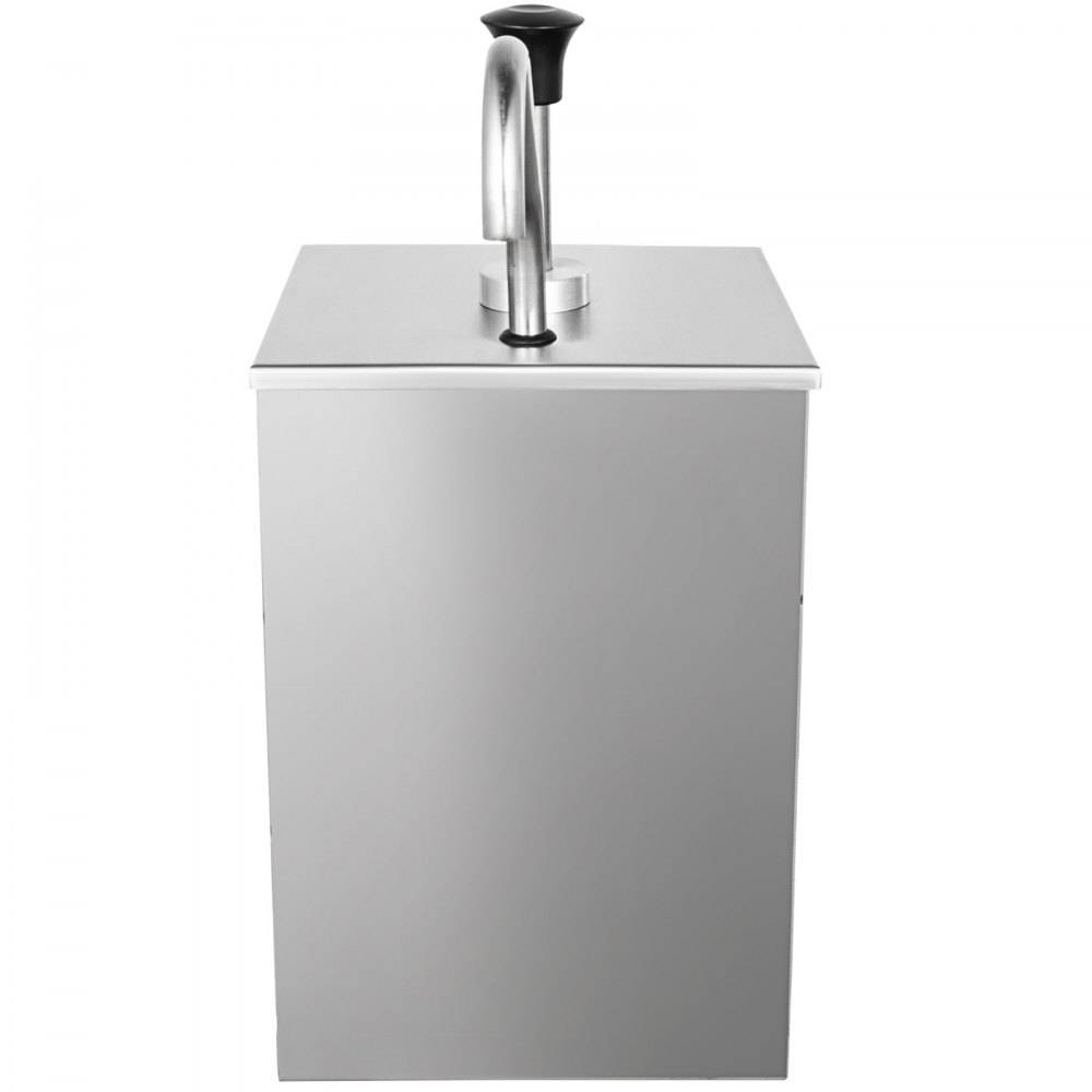 Dispensador De Salsa De Acero Inoxidable Bomba De Condimentos Cubeta Individual