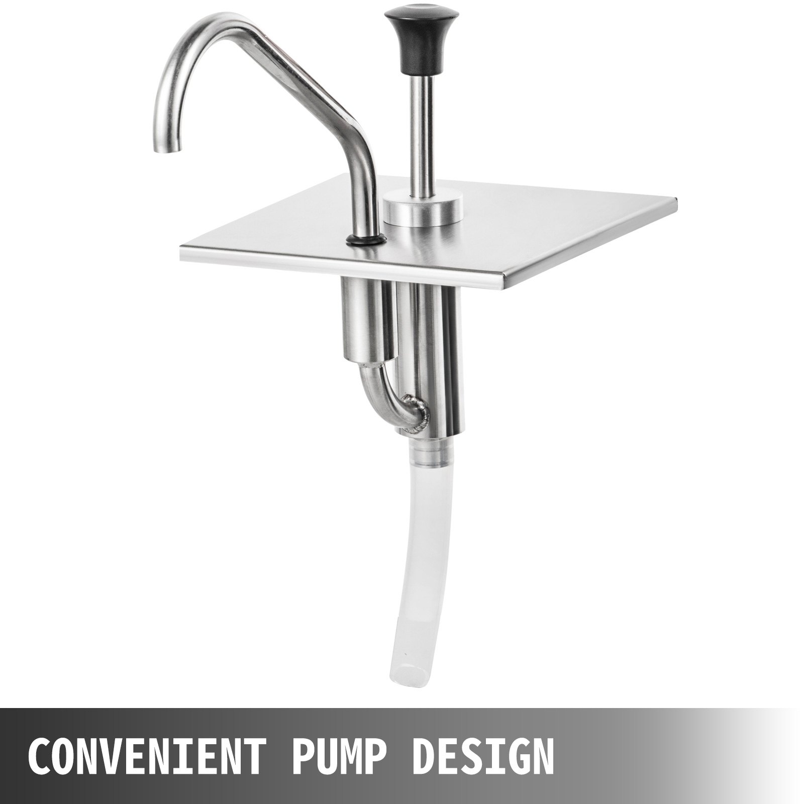 Dispensador De Salsa De Acero Inoxidable Bomba De Condimentos Cubeta Individual