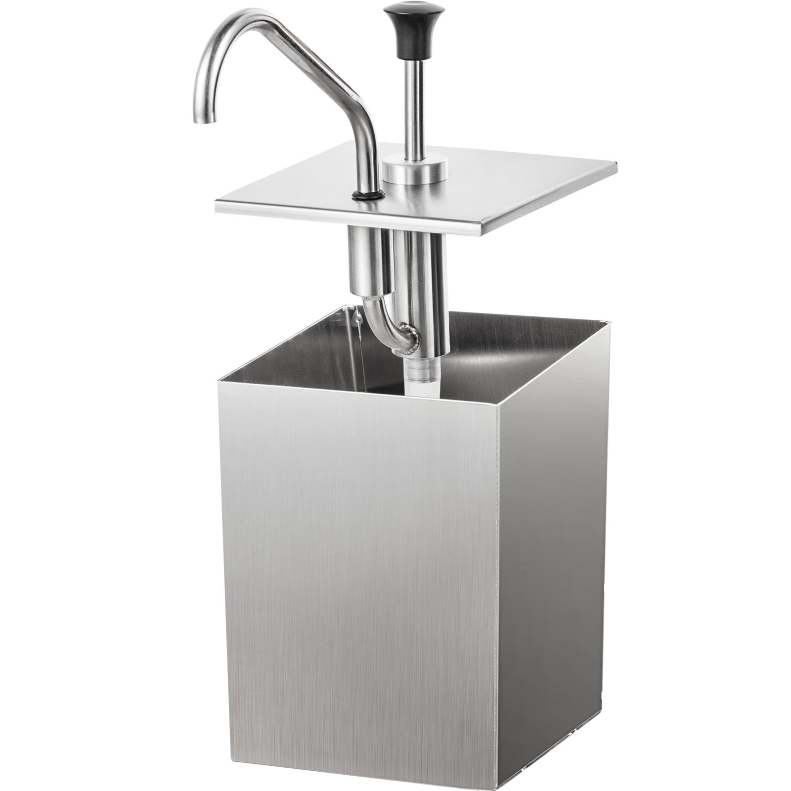 Dispensador De Salsa De Acero Inoxidable Bomba De Condimentos Cubeta Individual