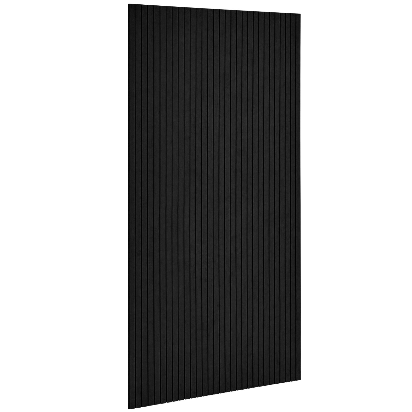 VEVOR Paneles Acústicos Autoadhesivos, 5 uds, 1200 x 600 x 10 mm, Espuma Insonorizada, Fibra de Poliéster, Alta Densidad, para el Hogar, Estudio, Oficina, Teatro, Negro, Rayas, Estética y práctica