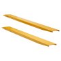 VEVOR 2-piece set of fork extensions, 1820 mm tine extension, 1,815 ton load capacity, Q235 carbon steel fork tines, one-piece design, pallet fork extension, compatible with 127 mm forks