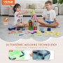 VEVOR 121 PCS Bloques Magnéticos Juguete de Construcción Magnético para Niños