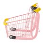 VEVOR Shopping Cart for Kids, Sturdy Steel Frame, Grocery Store Pretend Play Toy with Wheels, Dense Mesh Basket, Toy Shopping Cart Trolley, Foldable Design, Flip-Open Back, for Kids & Toddlers Ages 3+