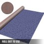 Alfombra Interior Y Exterior Alfombra Tpr 1,8 X 14 M, Para Salón Y Terraza, Azul