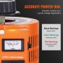 VEVOR Transformador de voltaje variable automático de 1000 VA, 3,3 A, entrada de 230 V, salida de 0-300 V, regulador de voltaje de CA 4 fusibles, interruptor de control térmico para oficina industrial