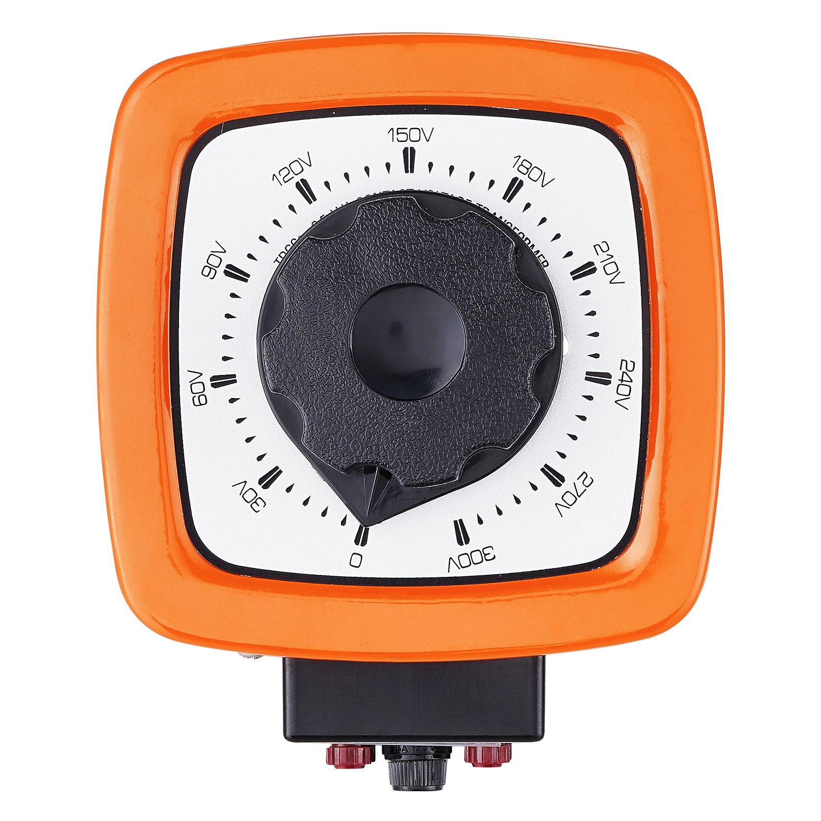 VEVOR Transformador de voltaje variable automático de 500 VA, 1,7 A, entrada de 230 V, salida de 0-300 V, regulador de voltaje de CA 4 fusibles, interruptor de control térmico para oficina industrial