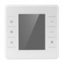 VEVOR Termostato Programable de 7 Días para Bomba de Calor, Aire Acondicionado y Suelo Radiante, Pantalla LED Retroiluminada, Amplio Rango de Temperatura de 5 a 37 °C, Blanco, 163 x 160 x 48 mm