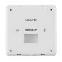 VEVOR Termostato Programable de 7 Días para Bomba de Calor, Aire Acondicionado y Suelo Radiante, Pantalla LED Retroiluminada, Amplio Rango de Temperatura de 5 a 37 °C, Blanco, 163 x 160 x 48 mm