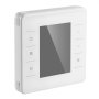 VEVOR Termostato Programable de 7 Días para Bomba de Calor, Aire Acondicionado y Suelo Radiante, Pantalla LED Retroiluminada, Amplio Rango de Temperatura de 5 a 37 °C, Blanco, 163 x 160 x 48 mm
