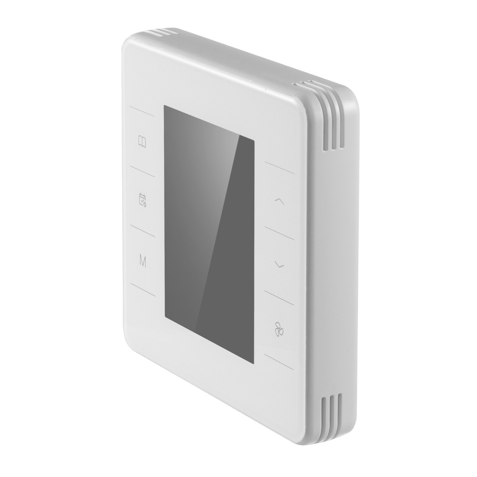 VEVOR Termostato Programable de 7 Días para Bomba de Calor, Aire Acondicionado y Suelo Radiante, Pantalla LED Retroiluminada, Amplio Rango de Temperatura de 5 a 37 °C, Blanco, 163 x 160 x 48 mm
