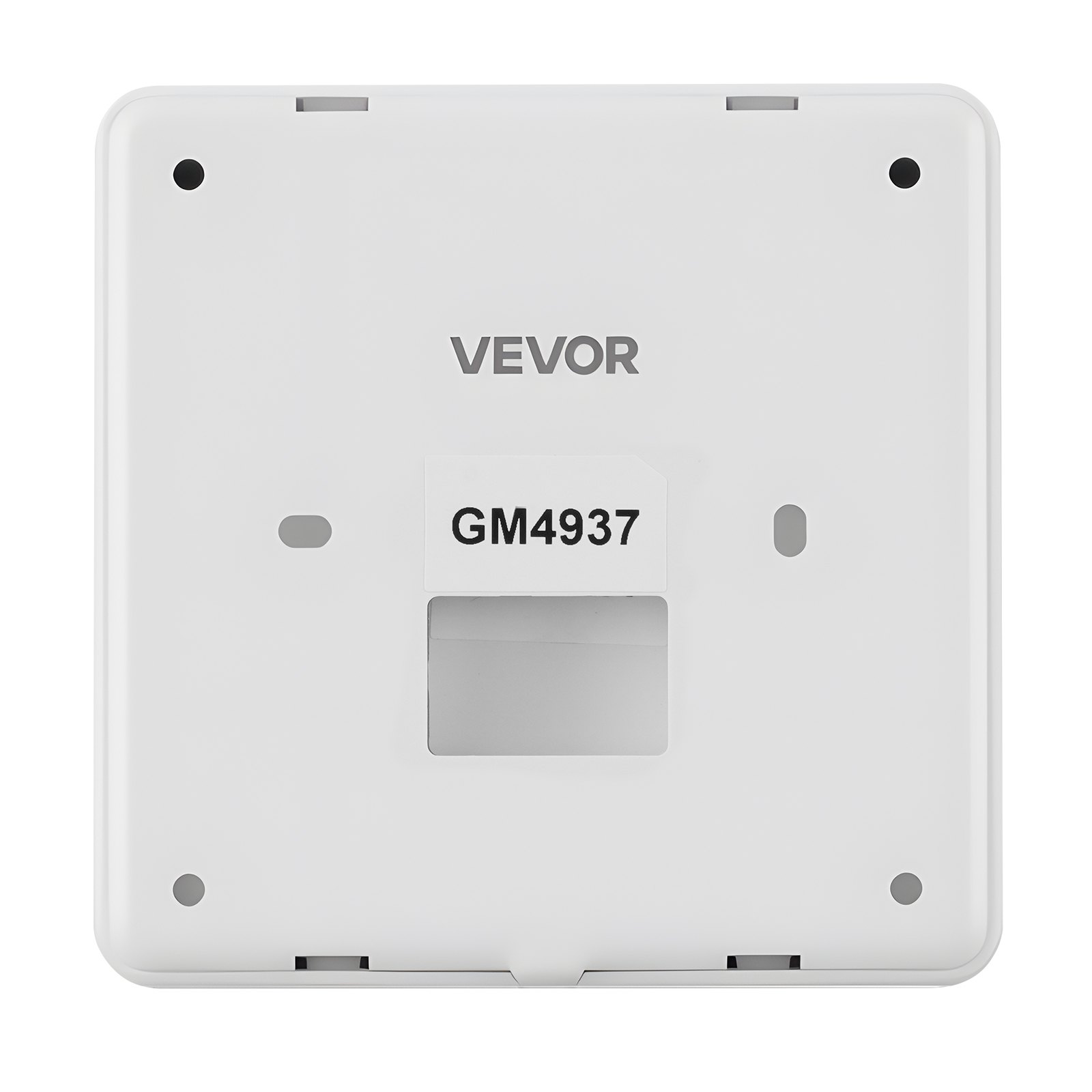 VEVOR Termostato Programable de 7 Días para Bomba de Calor, Aire Acondicionado y Suelo Radiante, Pantalla LED Retroiluminada, Amplio Rango de Temperatura de 5 a 37 °C, Blanco, 163 x 160 x 48 mm