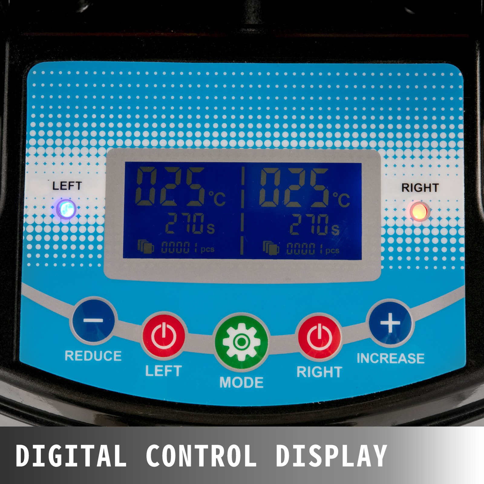 Impresora Para Sublimacion Tazas 1,200 W Temperatura 300 ℃ Pantalla Digital Rojo