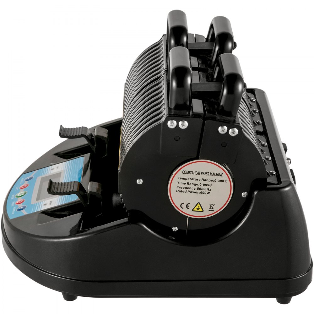 Prensa Térmica Para Tazas 1,200 W 300 ℃ Plancha Sublimación Pantalla Digital