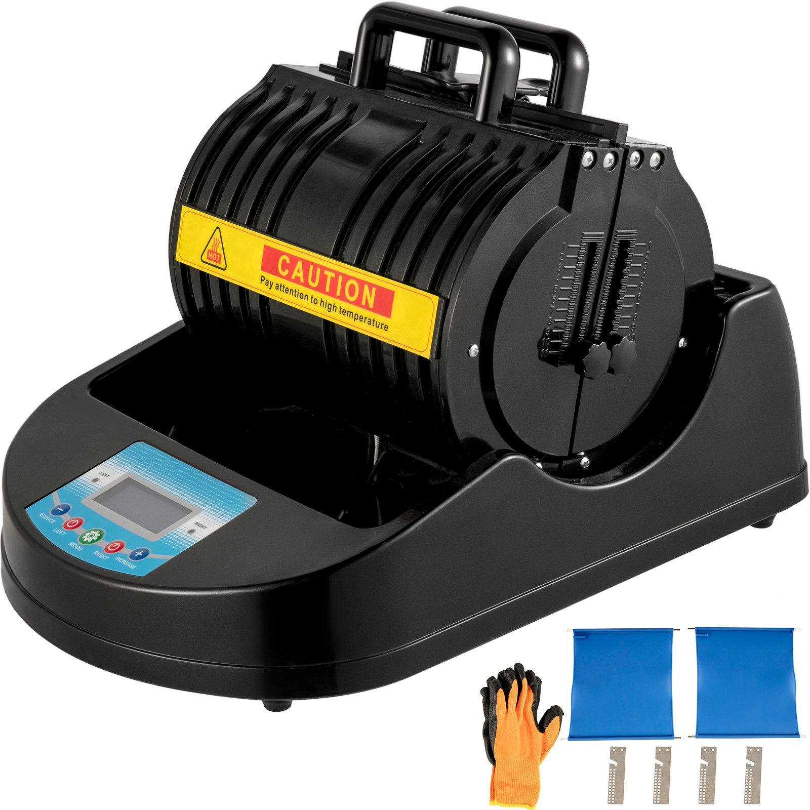 Prensa Térmica Para Tazas 1300 W 60 Hz Temperatura 300 ℃ Pantalla Digital Negro