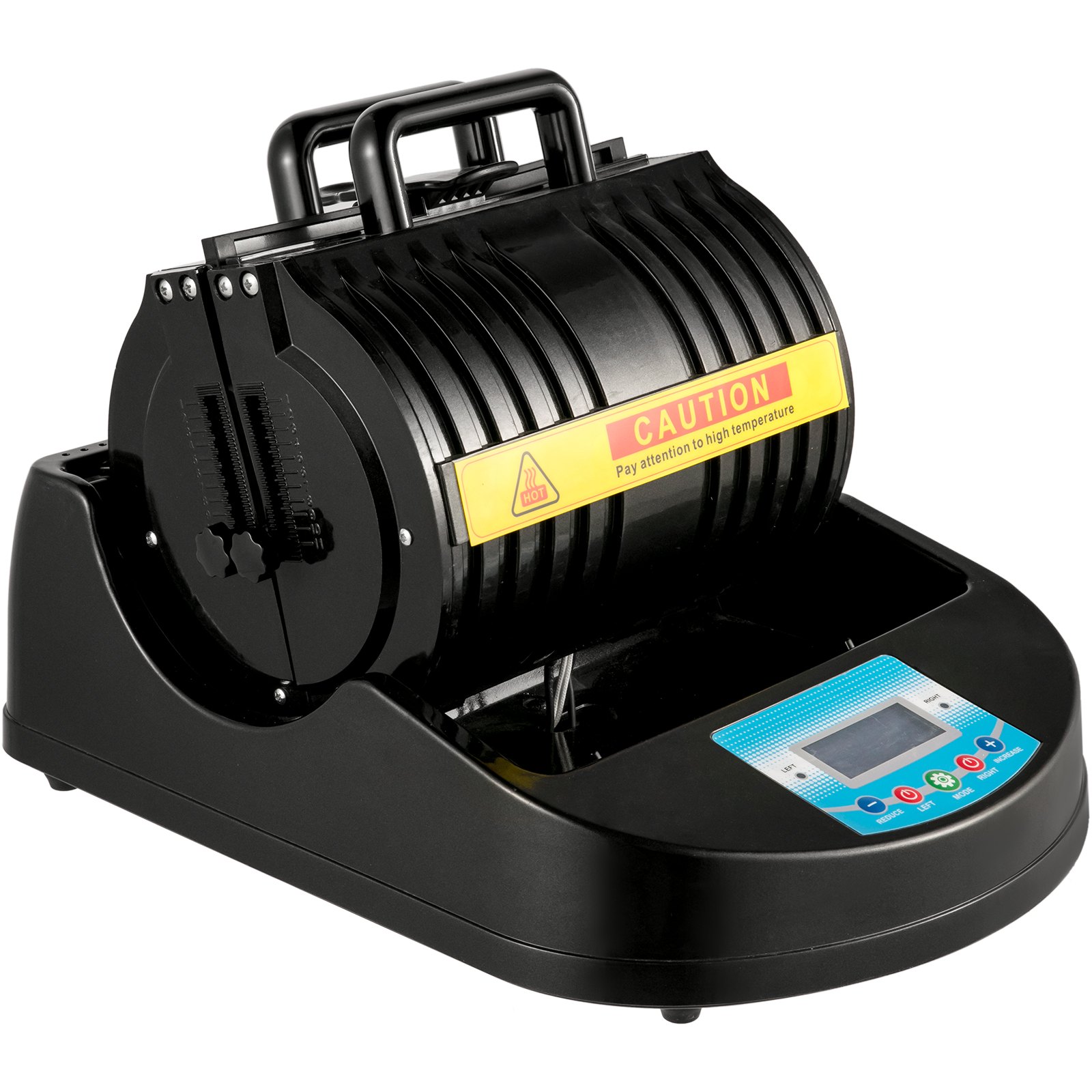Prensa Térmica Para Tazas 1300 W 60 Hz Temperatura 300 ℃ Pantalla Digital Negro