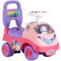 VEVOR Coche Correpasillos, Correpasillos para Niños 500 x 240 x 430 mm con Bocina y Música, Compartimento Bajo el Asiento, Capacidad de Carga de 22 kg, Andador para Niños de 19 a 36 Meses, Rosa