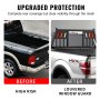 VEVOR Rejilla de Protección de Luneta Trasera Acero de Aleación 185x66x6,35 cm Tope de Carga para Camioneta Barrera de Protección con Recubrimiento de Polvo Negro para Chevrolet Silverado 1500