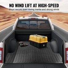 VEVOR Alfombrilla para Maletero Doblada Funda de Goma Antideslizante 169x162,5x6 cm Alfombrilla para Caja de Camión Fácil de Limpiar Ajuste Perfecto para Ford F150 2015-2023 Protección del Vehículo