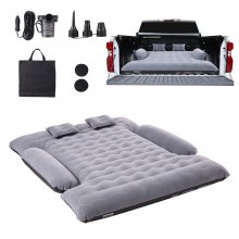 VEVOR Colchón de aire para camioneta, para camionetas de tamaño completo de 6 a 6,5 pies con bomba de aire de 12 V, 2 almohadas, bolsa de transporte, para Chevrolet Silverado, Ford 150/250/350