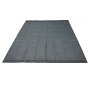 VEVOR Lona de Malla para Camión Volquete 2,4x5,5 m Revestimiento de PVC Negro con Doble Bolsillo Ojales de Latón, Correa Reforzada con Doble Costura para Sistema de Camión Volquete Manual o Eléctrico