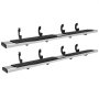 VEVOR 2 estribos de 6.5 pulgadas compatibles con Chevy Silverado 2019-2023/GMC Sierra 1500/Silverado 2020-2024/Sierra 2500/Crew Cab3500HD, barras laterales de acero inoxidable 201, carga 500 libras
