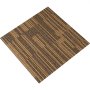 VEVOR Carpet Tiles, 500 x 500 mm, Carpet with Attached Padding, Soft Padded Carpet Tiles, Easy DIY Installation for Bedrooms and Living Rooms (12 Pieces, Mixed Brown)