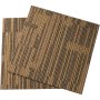 VEVOR Carpet Tiles, 500 x 500 mm, Carpet with Attached Padding, Soft Padded Carpet Tiles, Easy DIY Installation for Bedrooms and Living Rooms (12 Pieces, Mixed Brown)