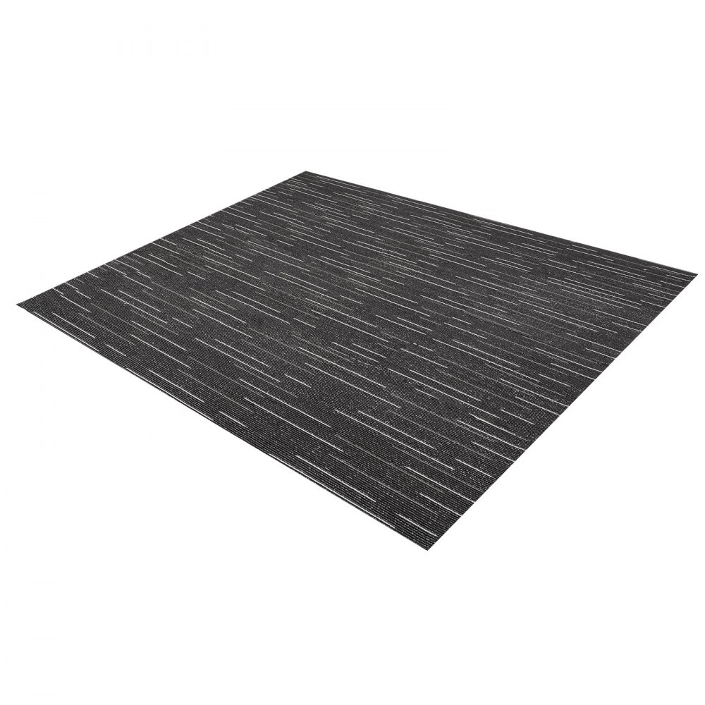 VEVOR Losetas de Alfombra Cuadradas, 609,6 x 609,6 x 6 mm, Suelo Modular de 9 m², Reutilizable, Fácil de Instalar y Reemplazar, Polipropileno y Asfalto, para Salón y Oficina, Color Gris, 24 uds