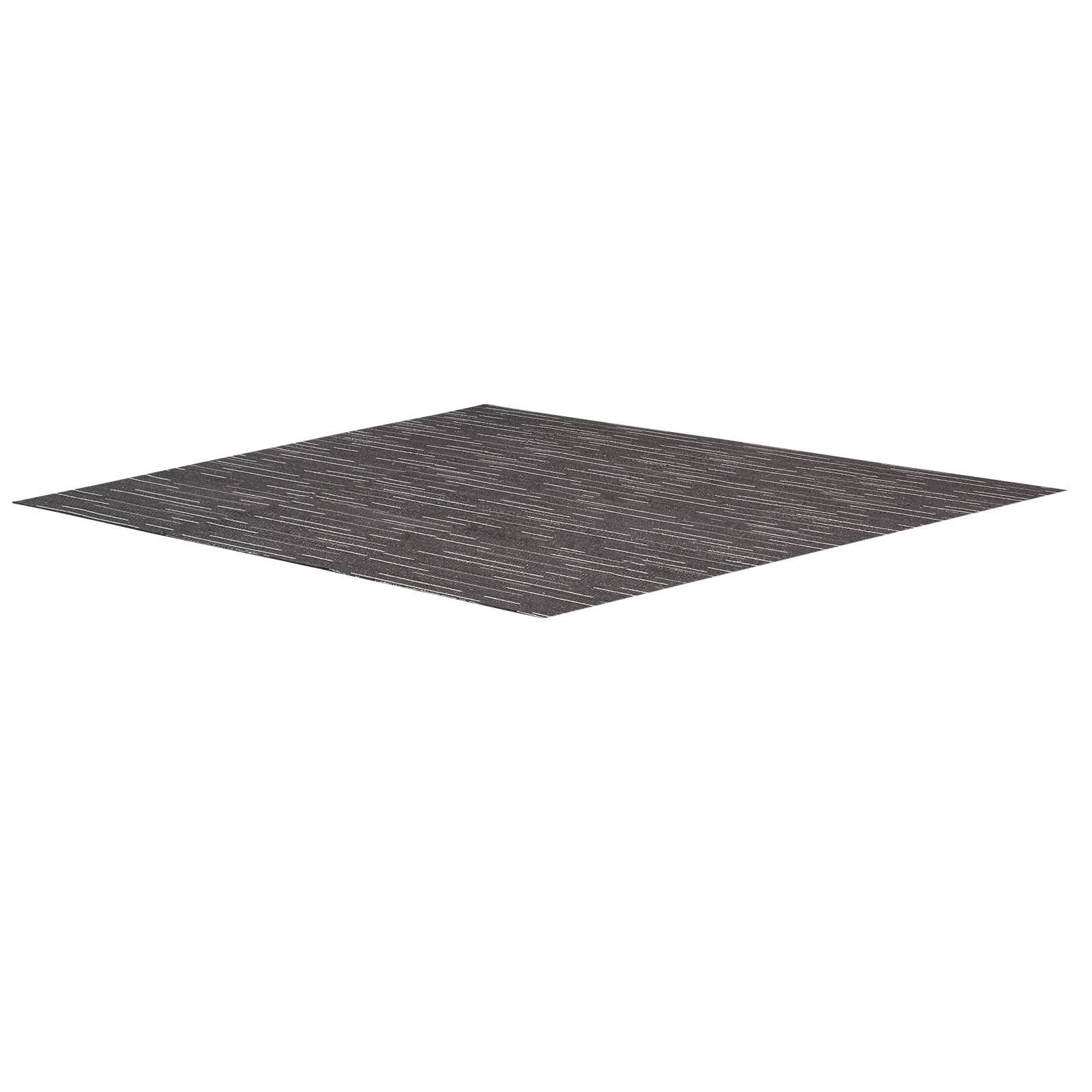 VEVOR Losetas de Alfombra Cuadradas, 609,6 x 609,6 x 6 mm, Suelo Modular de 9 m², Reutilizable, Fácil de Instalar y Reemplazar, Polipropileno y Asfalto, para Salón y Oficina, Color Gris, 24 uds