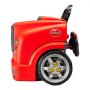 VEVOR Juguete de Motor, 60 PCS Juego de Reparación de Coches para Niños con Piezas Desmontables, Luces y Sonidos, Volante y Bocina, Juego de Taller Mecánico para Niños de 3 Años en Adelante, Rojo