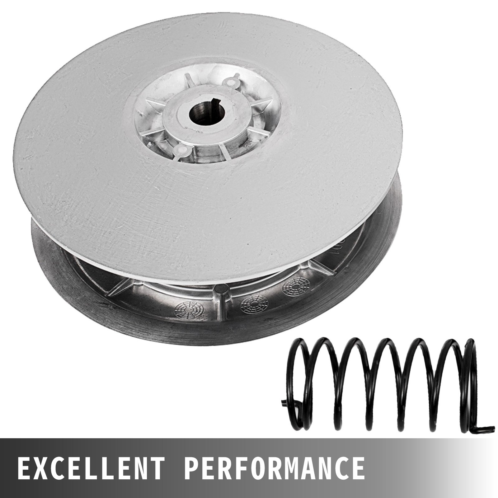 VEVOR rear-wheel drive clutch kit for Yamaha Gas Golf Cart G2-G22 from 1985 onwards, secondary clutch drive kit with belt JN6-G6201-03 JN6-G6201-04, silver