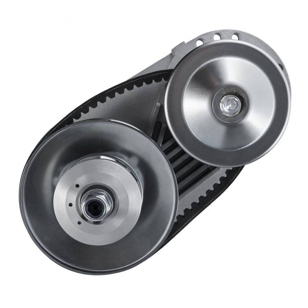 VEVOR Embrague de Transmisión Compatible con Motor de 2-8 HP, Kit de Embrague de Alta Resistencia 2000 RPM, con Ruedas de Diseño Asimétrico y Correa de Goma, para Mini Moto, 320 x 170 x 230 mm