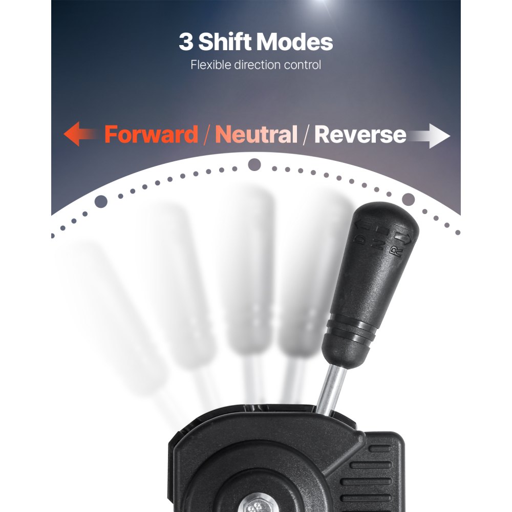 VEVOR drive clutch for 2-7 HP motors, 2300 rpm high-strength drive clutch with 3 shift modes and dynamically balanced axle, durable quick-shift clutch with complete accessories