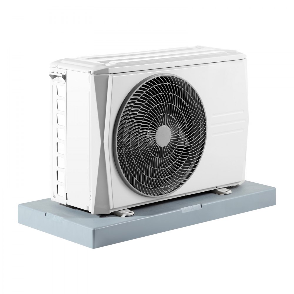 VEVOR Almohadilla para Aire Acondicionado sin Conductos 9000-36000 BTU Base Universal para Minisplit 96x46x7,4 cm Almohadilla Antivibración de Plástico para Condensadores Exteriores Carga de 181 kg