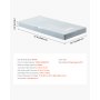 VEVOR Almohadilla para Aire Acondicionado sin Conductos 9000-36000 BTU Base Universal para Minisplit 96x46x7,4 cm Almohadilla Antivibración de Plástico para Condensadores Exteriores Carga de 181 kg
