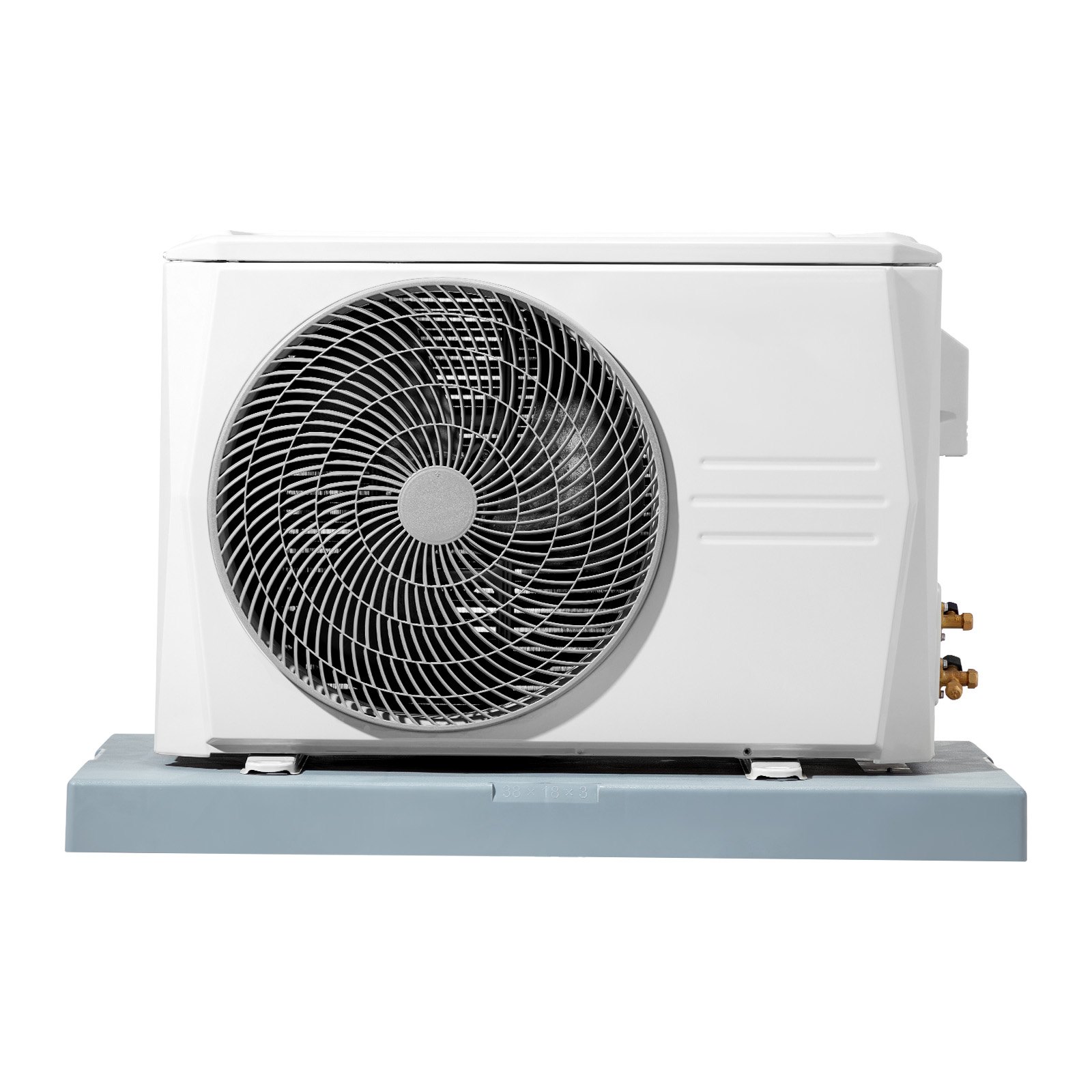 VEVOR Almohadilla para Aire Acondicionado sin Conductos 9000-36000 BTU Base Universal para Minisplit 96x46x7,4 cm Almohadilla Antivibración de Plástico para Condensadores Exteriores Carga de 181 kg