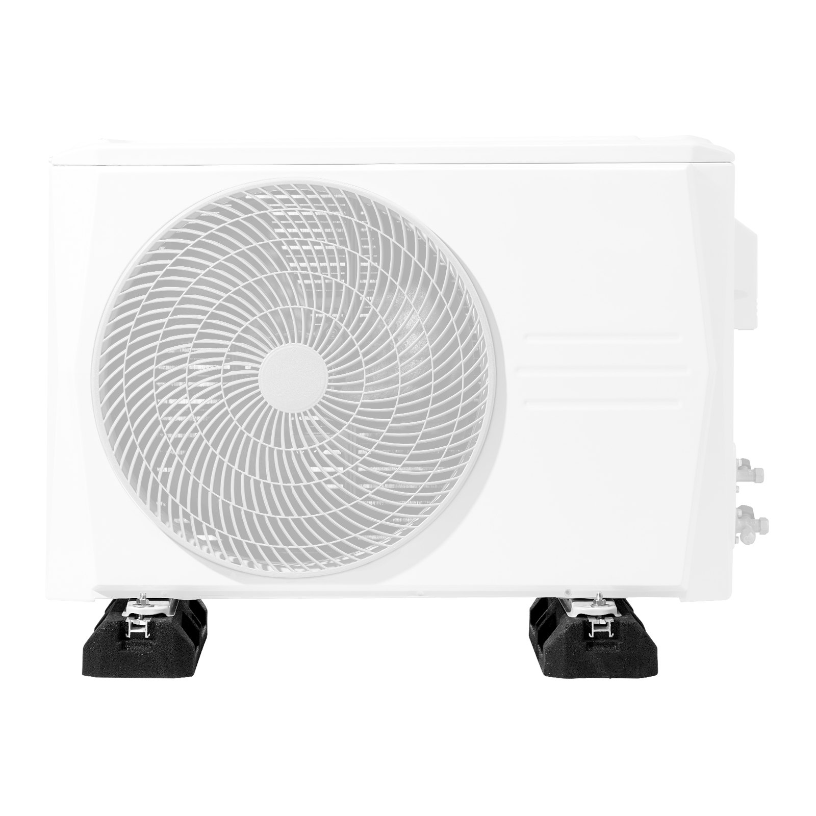 VEVOR Kit de Base de Suelo para Aire Acondicionado Minisplit Base de Suelo para Sistemas de Bomba de Calor 9000-36000 BTU Almohadillas Antivibración de Goma Alta Resistencia Carga Máxima de 1000 kg