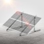 VEVOR Soporte de Panel Solar 114 cm 100-400 W Montaje de Panel Solar Inclinación Ajustable de 0 a 90° Aluminio Ligero con Patas Plegables para RV, Techo, Barcos, Sistema Fuera de la Red 2 Piezas