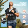 VEVOR Chaleco con Peso Ajustable de 15,85 kg con Pesas de Hierro, Hombreras y Franja Reflectante, Conjunto de Ejercicios con Chaleco con Peso Corporal para Hombres y Mujeres, Entrenamiento de Fuerza