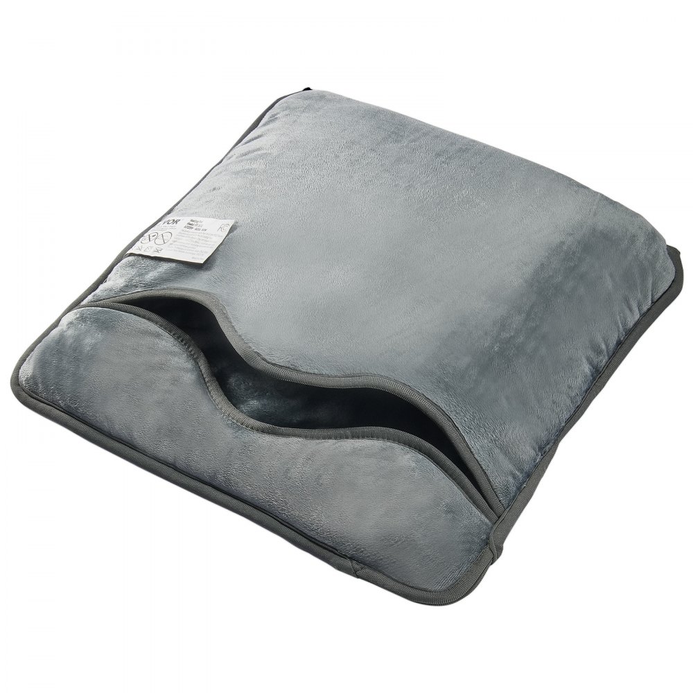 VEVOR Calentador de Pies Eléctrico Doble Cara 390 x 380 x 15 mm 6 Niveles Calor