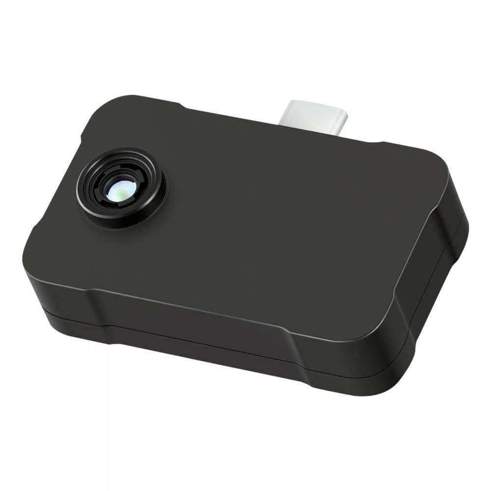 VEVOR Cámara Térmica para Android e iOS, Cámara Termográfica, Infrarroja, Resolución IR 256x192, Superresolución 512x384 TISR, Rango -20 a 550 °C, 25 Hz para Móvil Inspección Eléctrica HVAC Fontanería