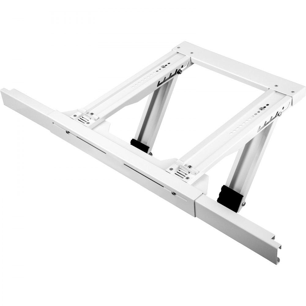 VEVOR Soporte de Aire Acondicionado para Ventana de CA hasta 220 Libras/100 kg Soporte de Máquina Externo de Acero Galvanizado Soporte para Aire Acondicionado de Ventanas Longitud Ampliable 61-96,5 cm