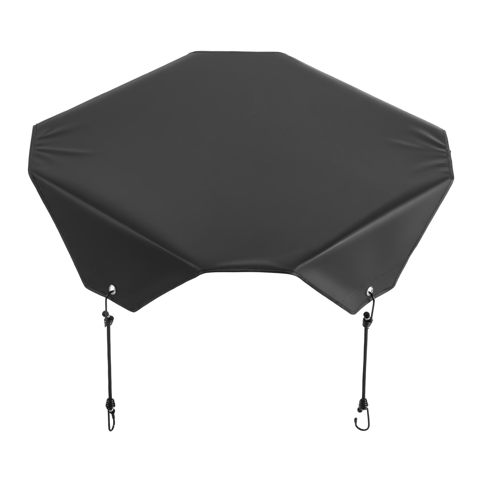 VEVOR Funda para Aire Acondicionado Exterior de Alta Presión, 710 x 710 mm, 100 % Poliéster con Un Forro de PVC, Resistente a la Lluvia, para Exteriores, para Todas las Estaciones, Color Negro