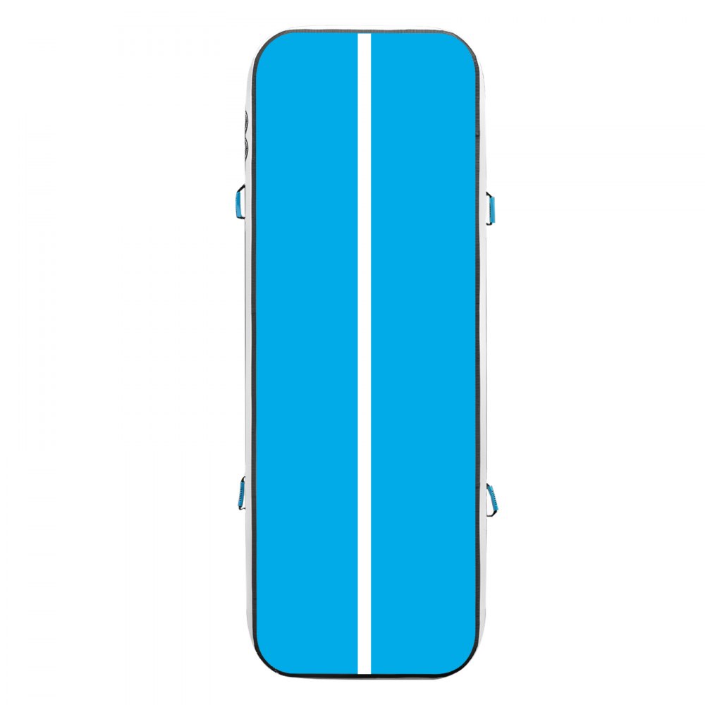 VEVOR Colchoneta de Ejercicios Gimnasia 300x100x10CM Colchonetas Gimnasio Alfombra Inflable Colchoneta Inflable de Gimnasia Alfombra de Entrenamiento sin Bomba Azul y Verde